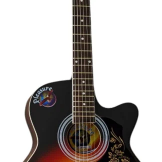 Click to see full view  Ask Rufus  What type of wood is the neck made of?   Does it come with a case?   Is this guitar good for beginners?   Ask something else Yamaha F310 Acoustic Guitar – Natural Finish, 6 Steel Strings, ‎Rose Wood, Dreadnought Body, Spruce Top with Gloss Finish, Smooth Feel & Balanced Sound